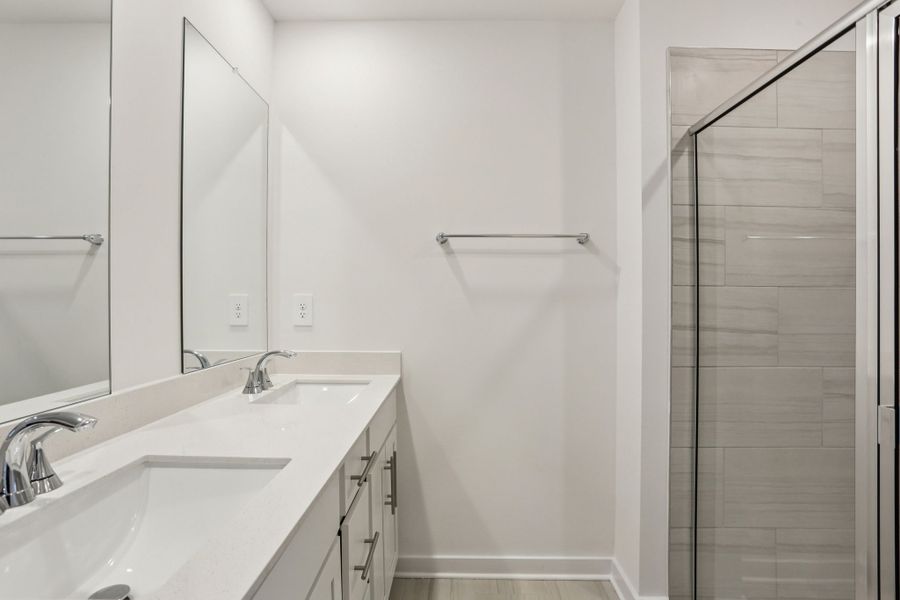 Furnished interior view inside a new home in Greystone - Highland Townhomes, Smyrna (Image 7).