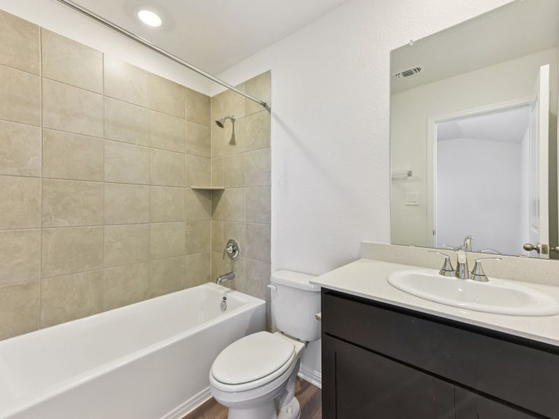 Furnished interior view inside a new home in Prairie Winds - Boulevard Collection, Hutto (Image 4).