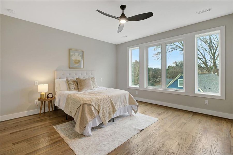 Furnished interior view inside a new home in , Atlanta (Image 9).