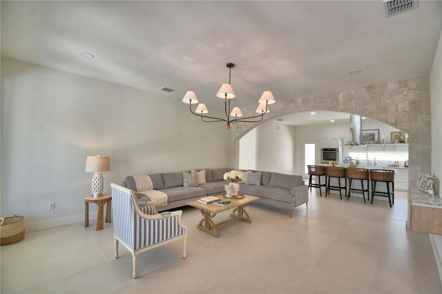 Furnished interior view inside a new home in , Polk City (Image 23).