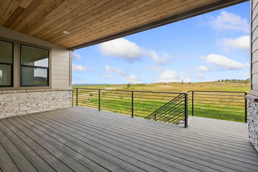 Exterior details and patio area of a home in RainDance, Windsor (Image 2). Exterior details and patio area of a home in RainDance, Windsor (Image 2).