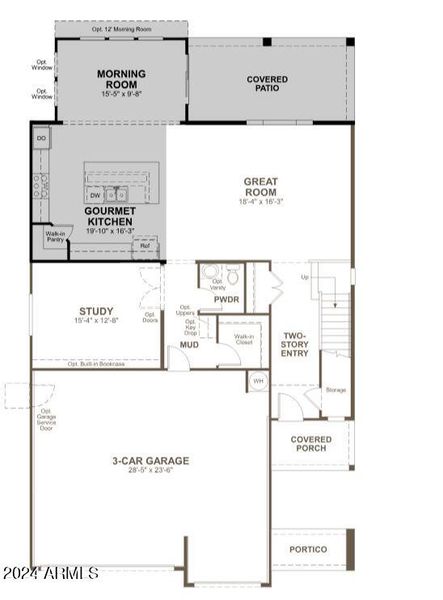 Villages at RED-Lot 1615-Floorplan 1st l