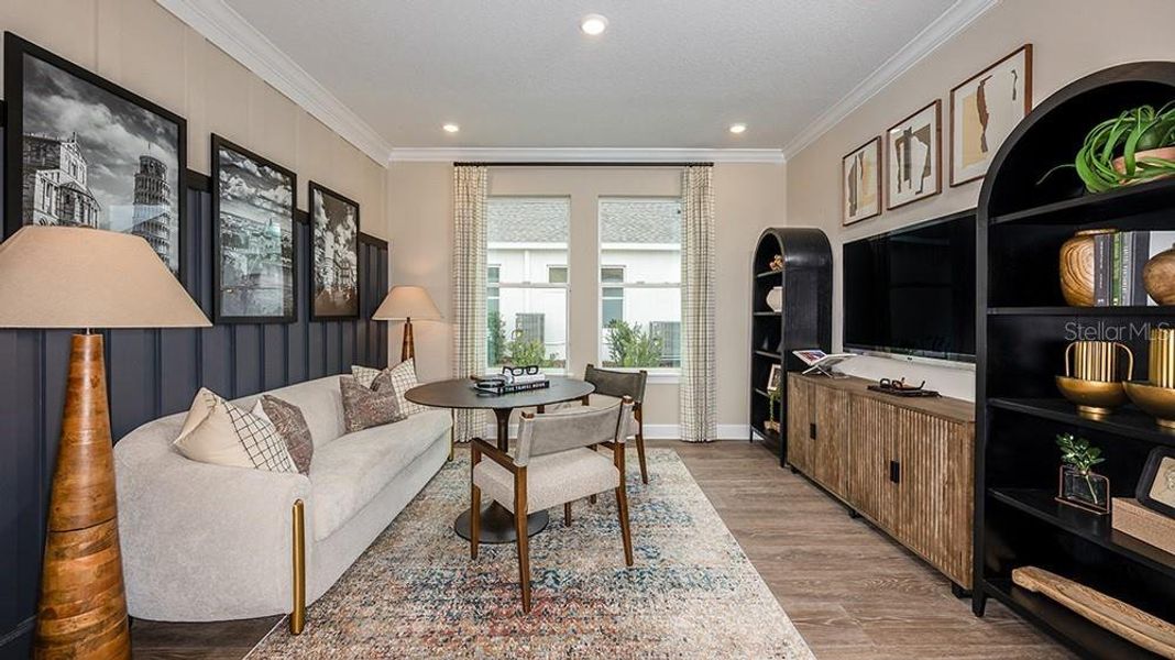 Furnished interior view inside a new home in Center Lake Ranch Community Group Page, St. Cloud (Image 16).