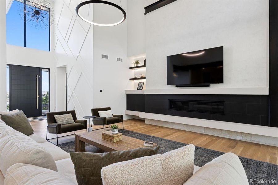 Furnished interior view inside a new home in , Littleton (Image 24).