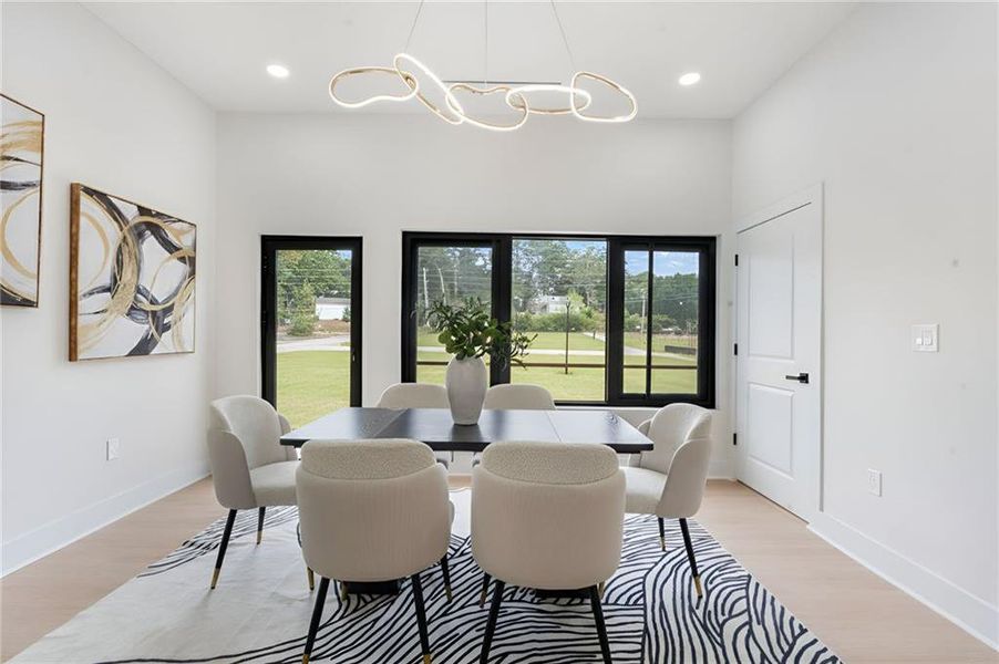Furnished interior view inside a new home in , Decatur (Image 13).