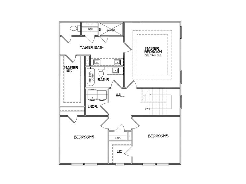2D floor plan layout for the The Lakehurst by My Home Communities in Cotton Creek, Good Hope, GA (Image 4). 2D floor plan layout for the The Lakehurst by My Home Communities in Cotton Creek, Good Hope, GA (Image 4).