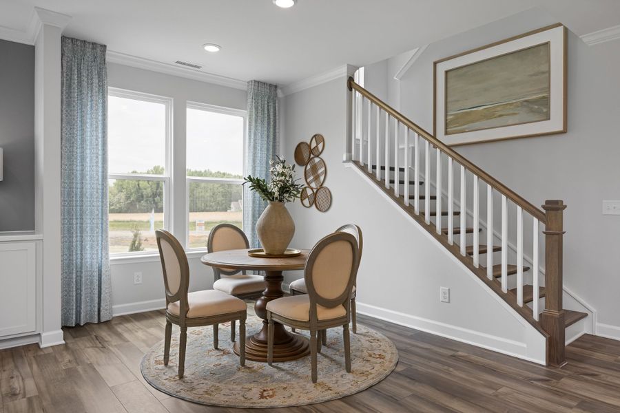 Representative furnished interior of a home built from the The Magnolia A by Davidson Homes LLC in Springvale South, Fuquay Varina (Image 14). Representative furnished interior of a home built from the The Magnolia A by Davidson Homes LLC in Springvale South, Fuquay Varina (Image 14).