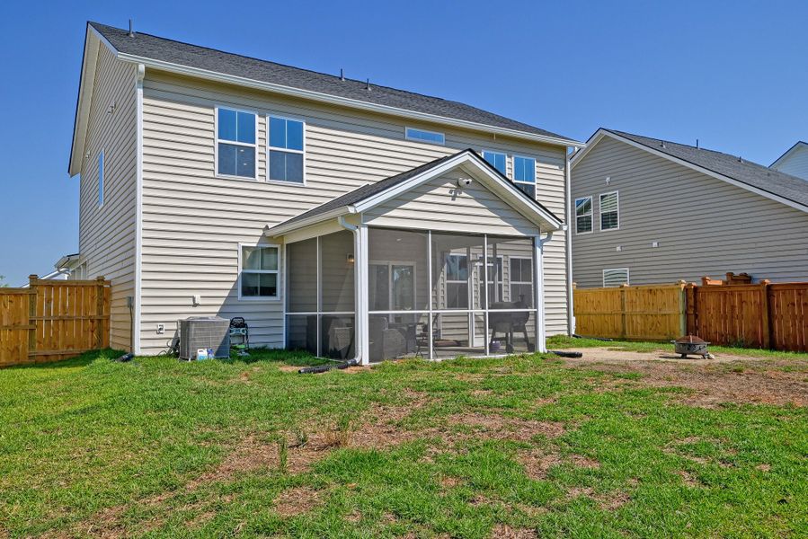 Exterior details and patio area of a home in Heron's Walk at Summers Corner, Summerville (Image 33).
