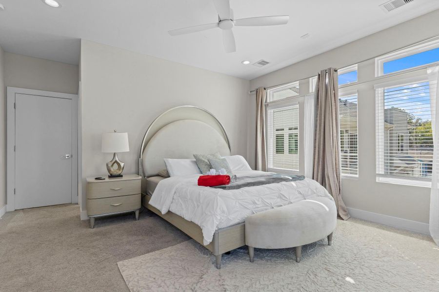 Furnished interior view inside a new home in , Houston (Image 9).