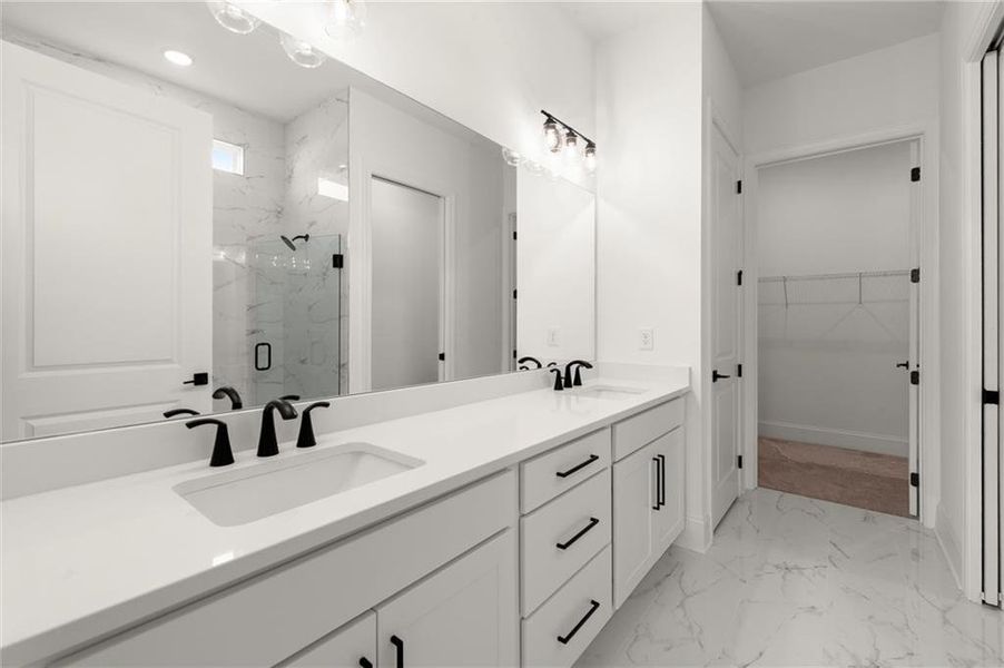 Furnished interior view inside a new home in , Kennesaw (Image 9).