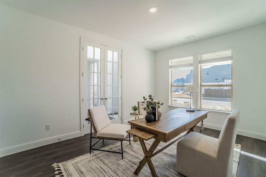Furnished interior view inside a new home in The Ridge at Northlake, Northlake (Image 11).