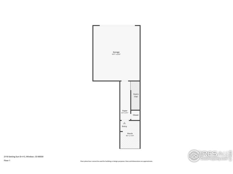 2D floor plan layout of this home in , Windsor, CO (Image 4).