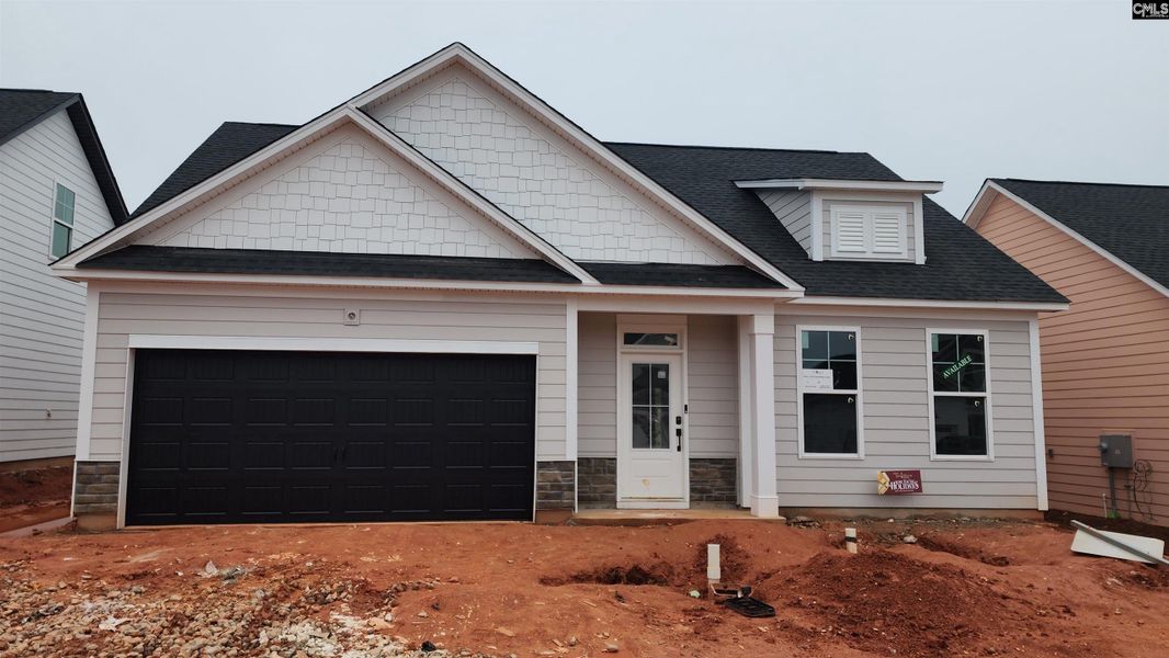 In-progress construction of a new home in Bickley Station, Irmo, SC (Image 2).