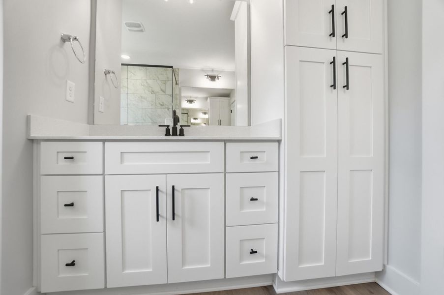 Furnished interior view inside a new home in Blythe Mill Townhomes, Waxhaw (Image 12).