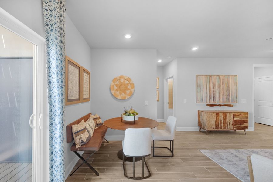 Furnished interior view inside a new home in Gatherings® at Westview, Houston (Image 11).
