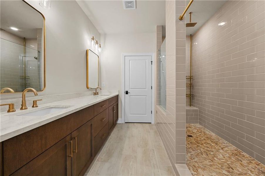 Furnished interior view inside a new home in , Johns Creek (Image 10).
