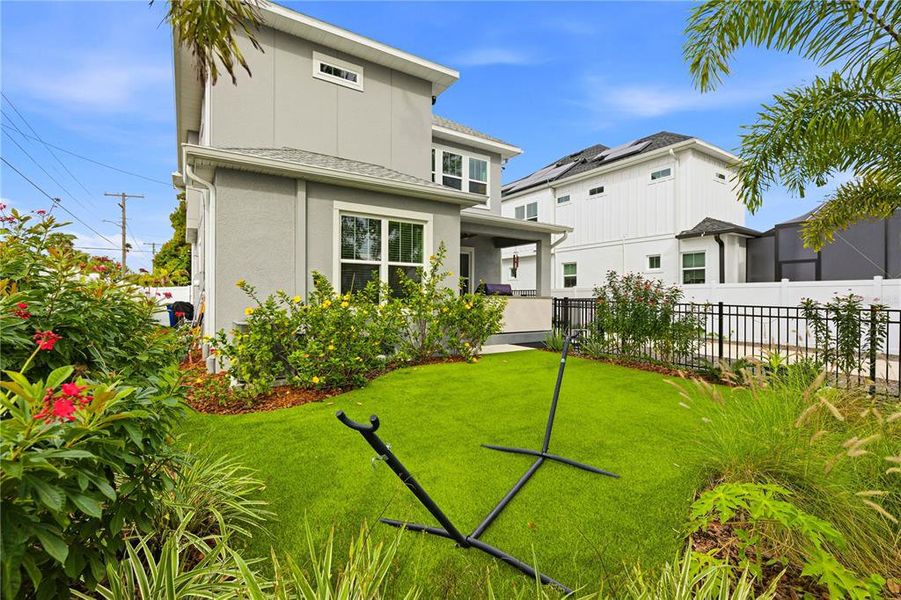 Exterior details and patio area of a home in , Tampa (Image 31). Exterior details and patio area of a home in , Tampa (Image 31).