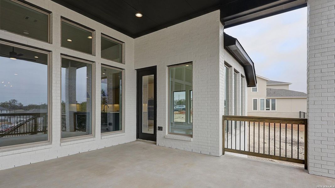 Exterior details and patio area of a home in Esperanza, Boerne (Image 24).