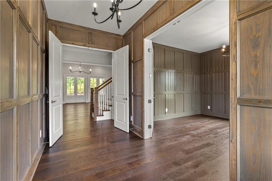 Furnished interior view inside a new home in Crossroads, Alpharetta (Image 18).