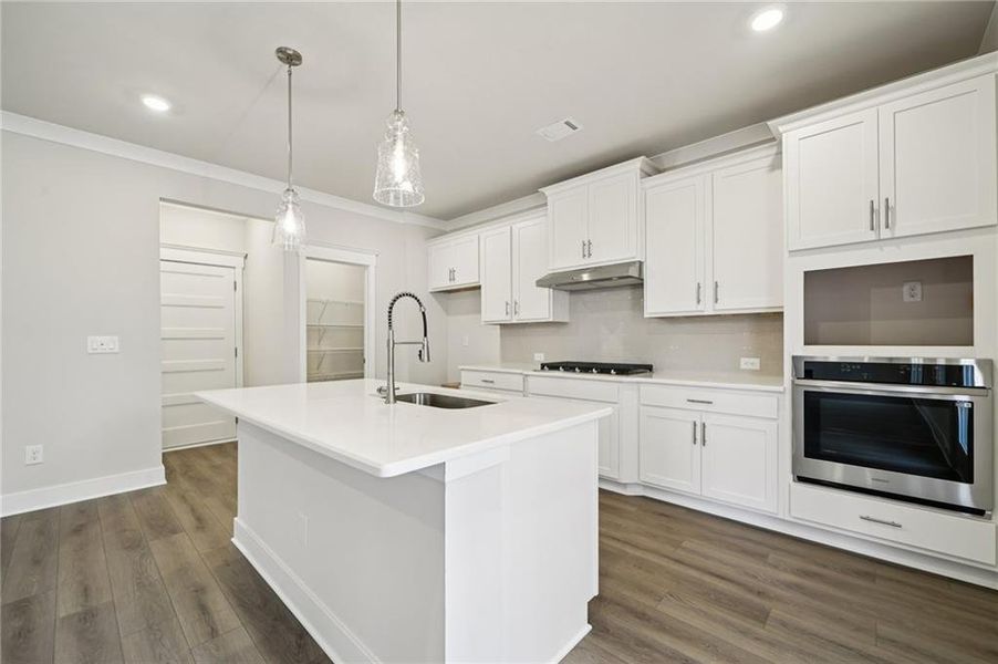 Furnished interior view inside a new home in Rosewood Lake Estates, Hoschton (Image 20).