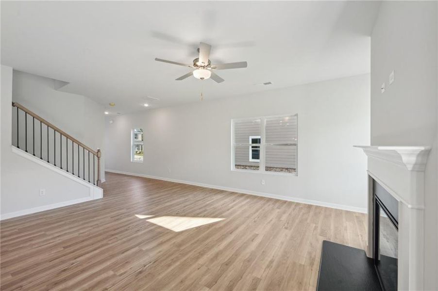 Spacious, unfurnished interior of a new home in Neely Farm, Covington (Image 21). Spacious, unfurnished interior of a new home in Neely Farm, Covington (Image 21).