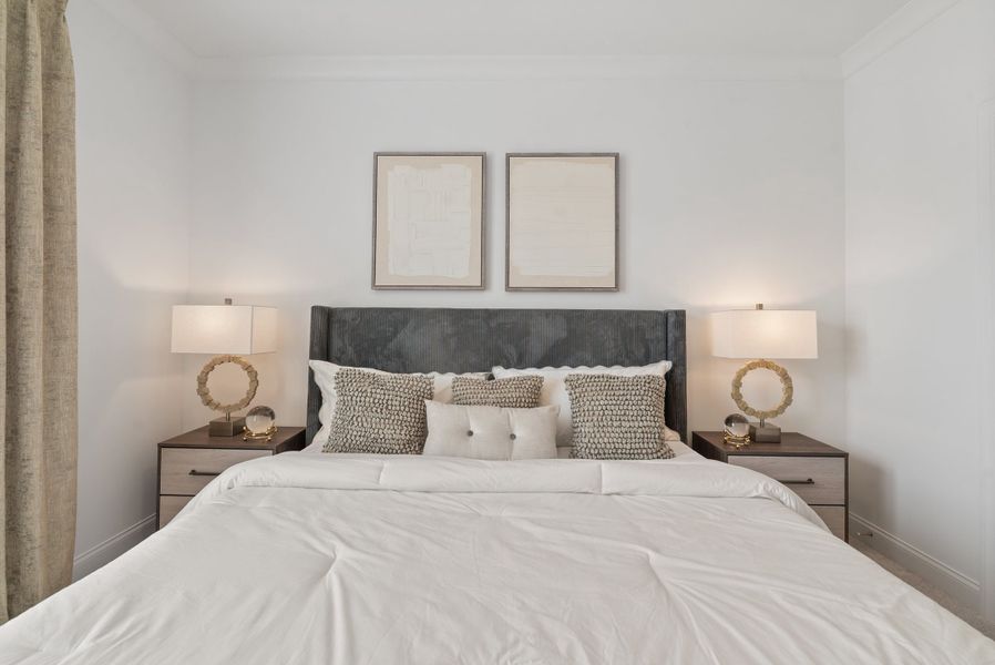 Representative furnished interior of a home built from the The Oleander by The Providence Group in Market Square at Sawnee Village, Cumming (Image 35).