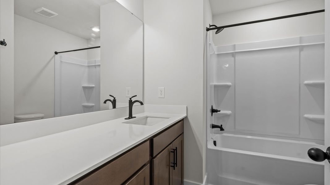 Furnished interior view inside a new home in Gresham Station, Simpsonville (Image 22).