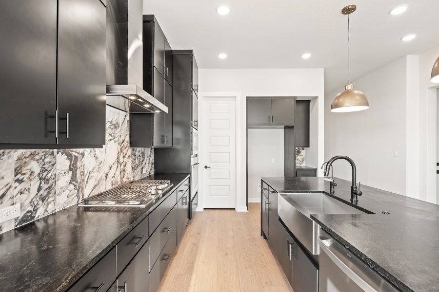 Furnished interior view inside a new home in Lariat, Liberty Hill (Image 5).