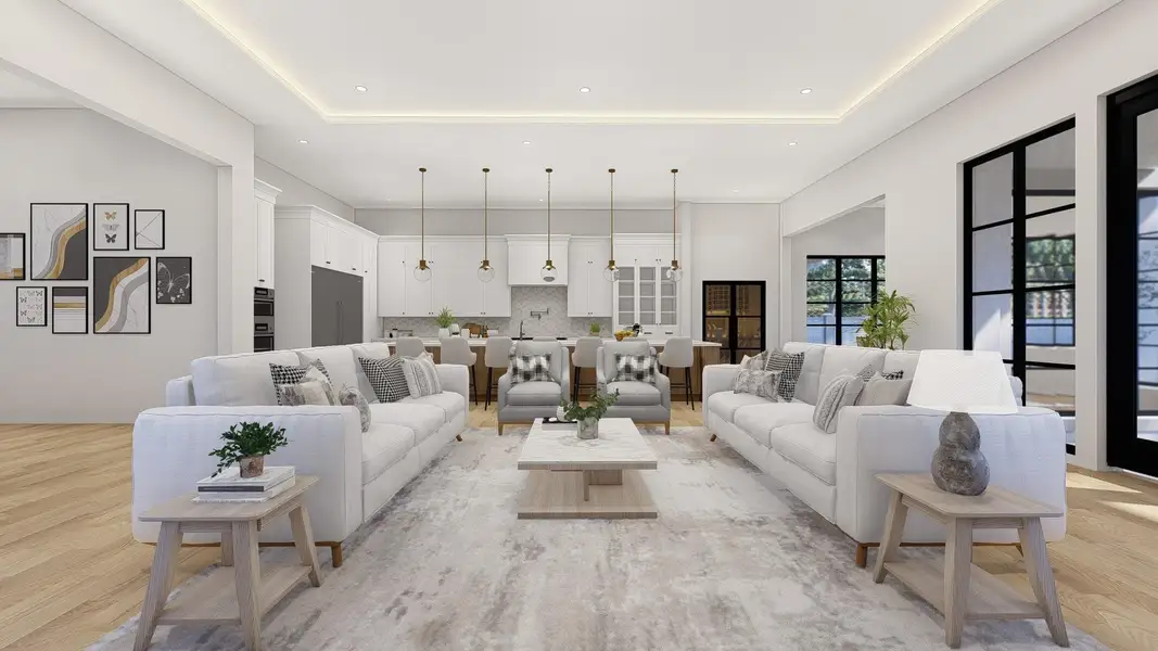 Plenty of room to host the entire family. Rendering, final product may very Plenty of room to host the entire family. Rendering, final product may very