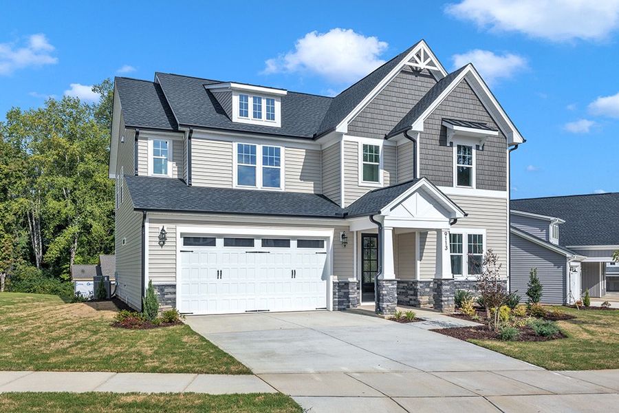 Representative exterior photo of a completed home built from the The Hampton by RobuckHomes in Kennebec Crossing, Angier, NC (Image 39). Representative exterior photo of a completed home built from the The Hampton by RobuckHomes in Kennebec Crossing, Angier, NC (Image 39).