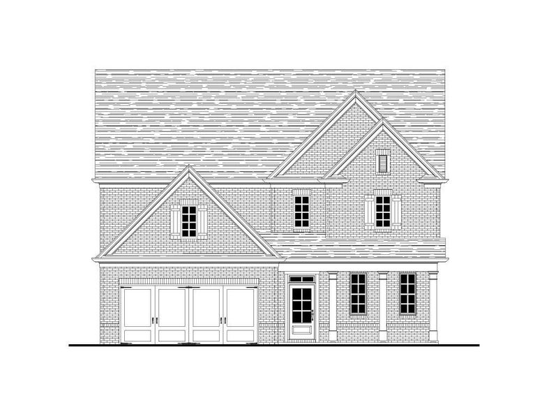 Representative rendering of the exterior for the The Maddox by Walker Anderson Homes (Image 5).