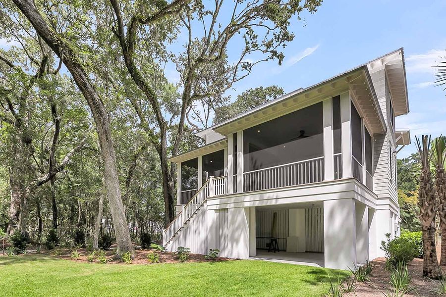 Front exterior of a new home in , Johns Island, SC, highlighting curb appeal (Image 2). Front exterior of a new home in , Johns Island, SC, highlighting curb appeal (Image 2).