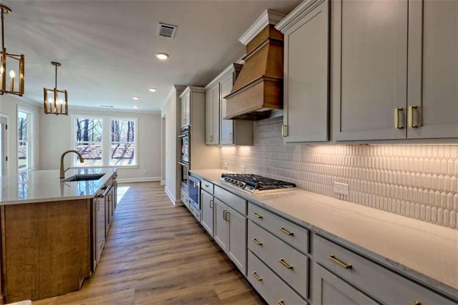 Furnished interior view inside a new home in , Clarkesville (Image 35).