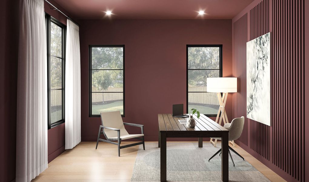Furnished interior view inside a new home in , Houston (Image 5).