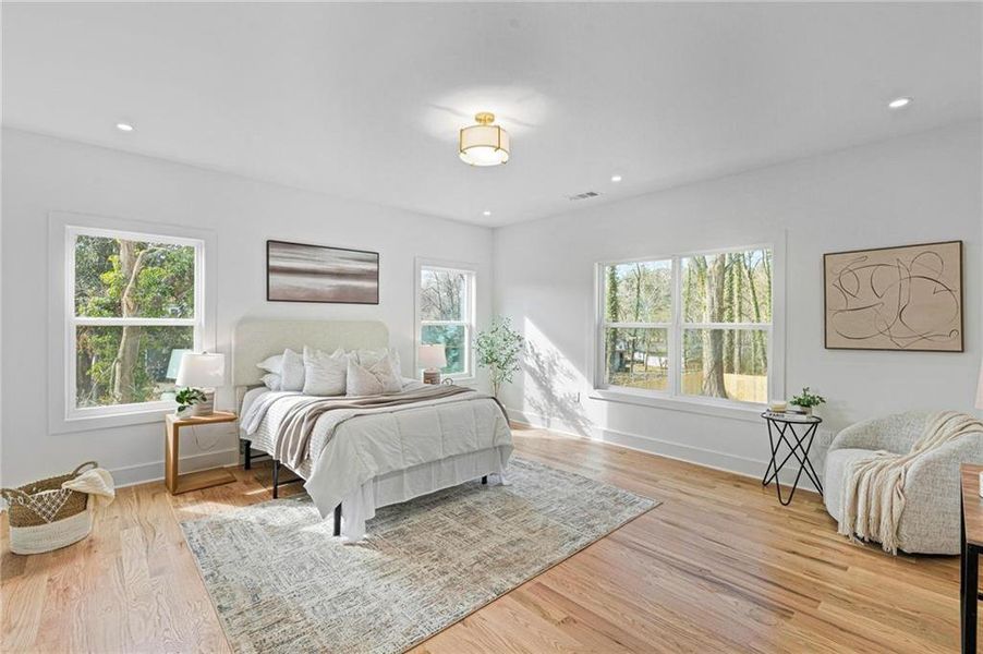 Furnished interior view inside a new home in , Atlanta (Image 31).
