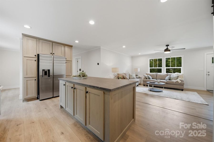 Furnished interior view inside a new home in , Lenoir (Image 12).