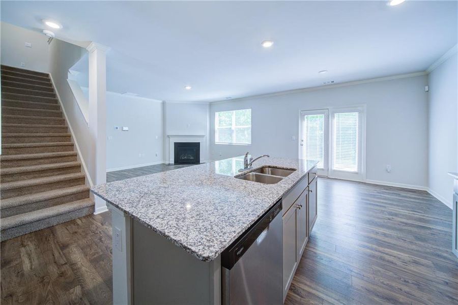 Furnished interior view inside a new home in , Powder Springs (Image 8).