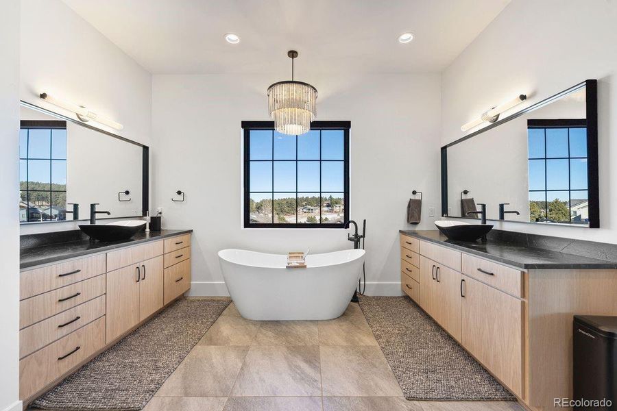 Furnished interior view inside a new home in , Colorado Springs (Image 27).