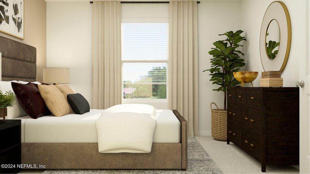 Furnished interior view inside a new home in Holstein Crossing, Green Cove Springs (Image 21).