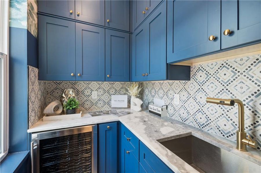 Furnished interior view inside a new home in , Atlanta (Image 32).