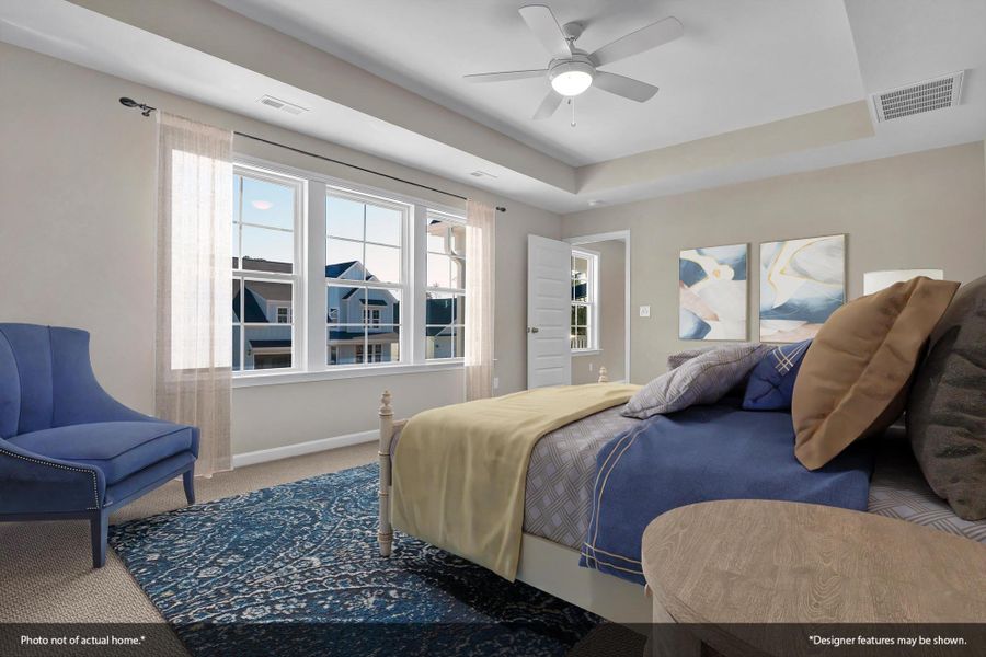 Furnished interior view inside a new home in Indigo at Abbey Preserve, Wilmington (Image 8).