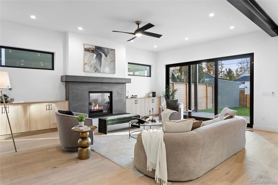 Furnished interior view inside a new home in , Denver (Image 41).