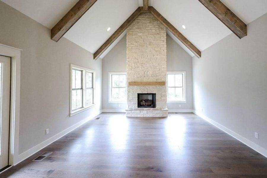 Spacious, unfurnished interior of a new home in Baker Road, Birchwood (Image 58).
