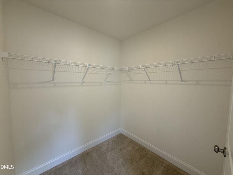 Primary walk in closet
