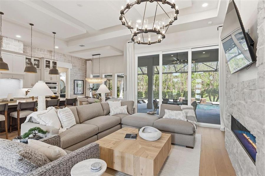 Furnished interior view inside a new home in , Ormond Beach (Image 7).