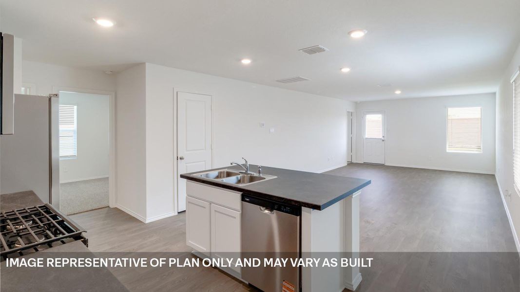 Furnished interior view inside a new home in Prairie Lakes, Buda (Image 8).