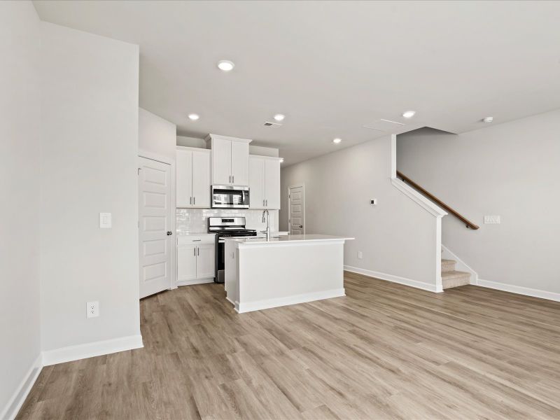 Furnished interior view inside a new home in Valentine Townes, Greer (Image 4).