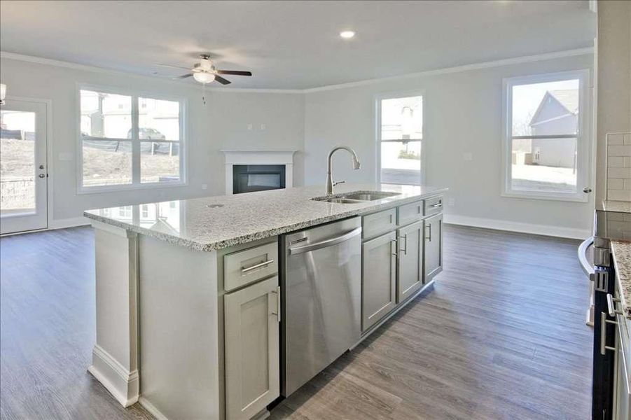 Furnished interior view inside a new home in , Gainesville (Image 6).