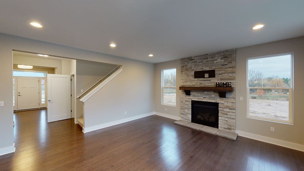 Representative unfurnished interior of a home built from the The Chesterfield by Norfolk Homes in Valleys, Jackson (Image 24).