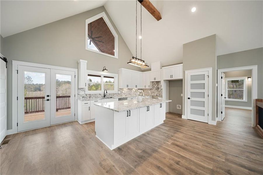 Furnished interior view inside a new home in , Talking Rock (Image 15).
